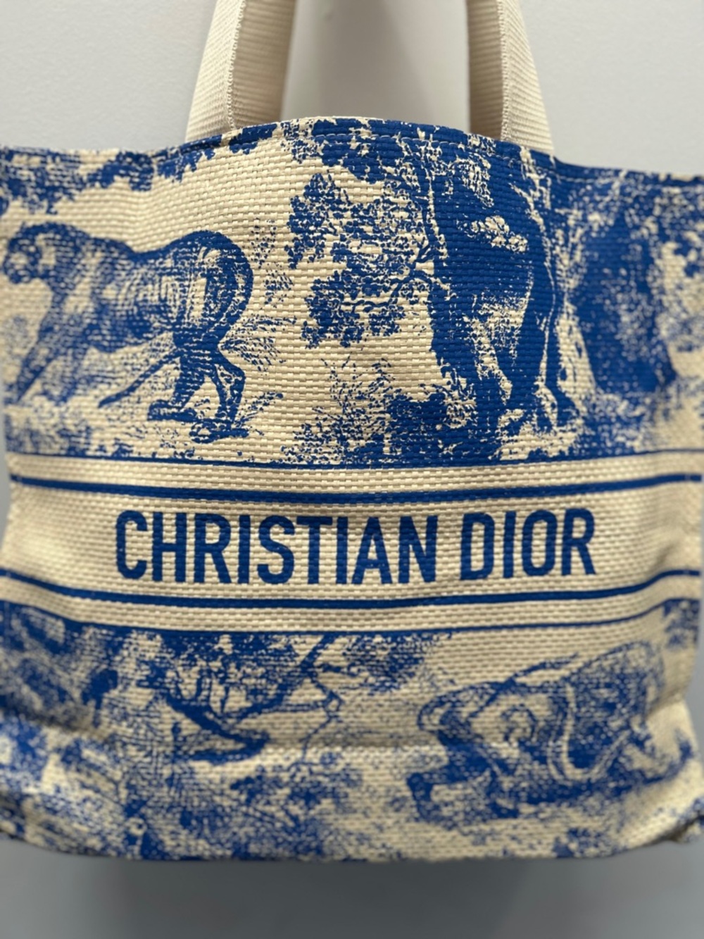 Christian Dior Exclusive Parfums
GWP Blue Beige Straw Tote Bag - Picture 2 of 8
